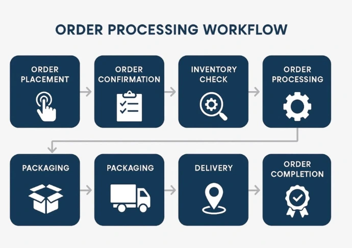 Order entry management — organized job tracking and data entry workflow
