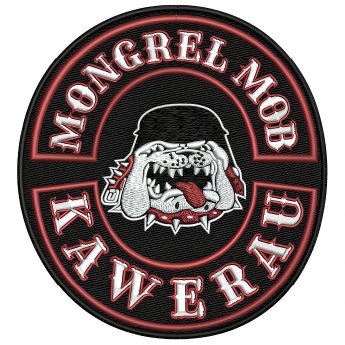 Digitized embroidery patch example