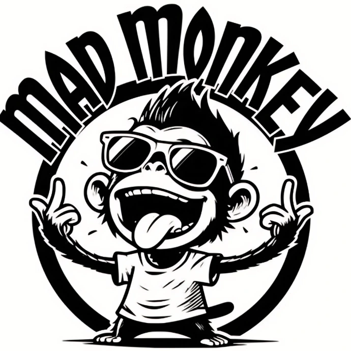 Mad Monkey logo design