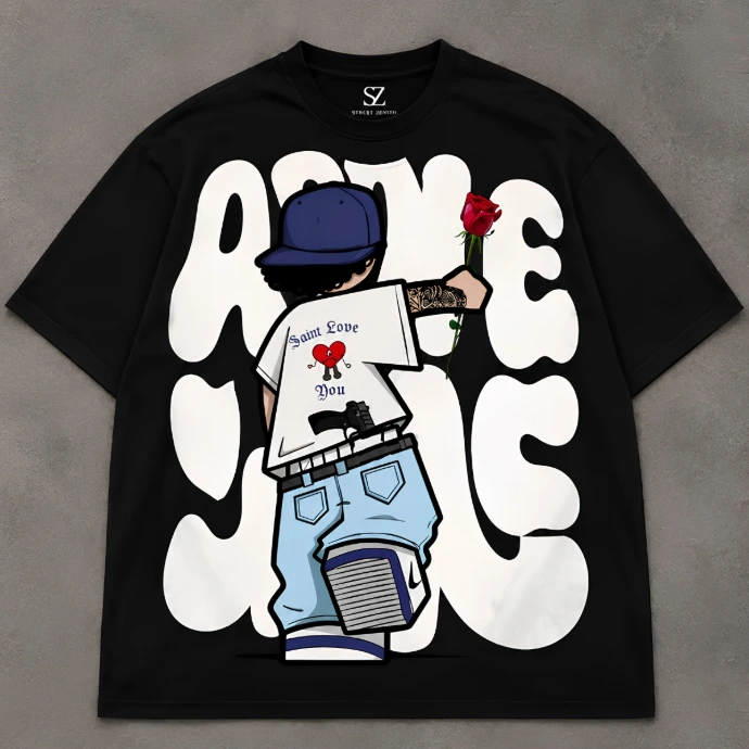 Streetwear t-shirt graphic design